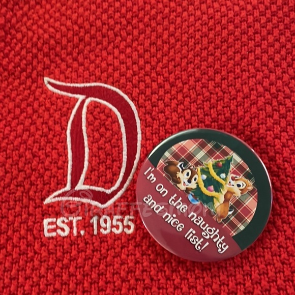 Disneyland Red Holiday Sweater by Spirit Jersey - Picture 7 of 9